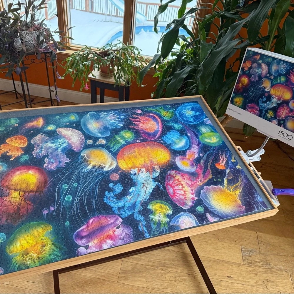 BUFFALO 1500pc colorful jellyfish puzzle